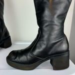 Harley Davidson Vtg Y2K Black Leather Tall Pavement Boots Sz 7.5 Chunky Moto Photo 10