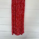 & Other Stories & Other Stories Women’s 0 Red Floral Puff Sleeve MIDI Dress Photo 5