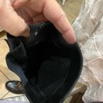 Jessica Simpson  Skylar Black Leather Moto Boots with Gold Hardware Sz 8 Photo 11