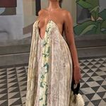 ZARA  Floral Halter Dress flowy summer casual vacation bohemian  Photo 2