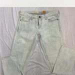 Anthropologie  Light Blue/ white straight Jeans Photo 1