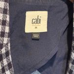 CAbi  Navy & Light Blue Checkup Blazer Style #5848 - size Medium Photo 5