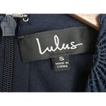 Lulus  Size S Women's Love Poem Lace Mini Dress Navy Blue Halter Neck Party Chic Photo 10