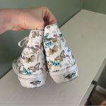 Vans  Blue and White Butterfly Classic High-Top Sneakers Photo 4