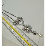 Pink flower butterfly statement necklace Photo 7