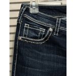 Silver Jeans NATSUKI Flap Bootcut Dark Wash Low Rise EmbroideryGems Size 29x31 Photo 3