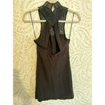 Free People FALL CLEARANCE Intimately  Black Lace Corset Dress High Neck Photo 4