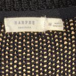 Harper Heritage Womens Knit Sweater Button Accent Elbow Patch Black Medium Photo 4