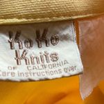 Vintage 70s bright yellow big collar track jacket Photo 1