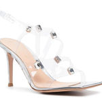 Gianvito Rossi  Crystal Fever 85mm sandals in Transparent 36 Womens High Heels Photo 0
