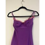 Victoria's Secret Victoria Secret Sexy Little Things Pink/Purple Night Gown Size 34B Tulle Bow Photo 3