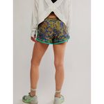 FP Movement by Free People Blue and Green Athletic Shorts Size L Photo 5