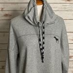 PINK - Victoria's Secret Victoria's Secret PINK sequin 'New York' cowl neck fleece sweatshirt Size Large Photo 1