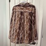 Revolve House of Harlow 1960 x Marley Shirt Striped Python Snake print size m Photo 6