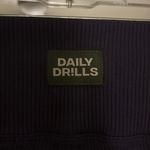 Daily Drills Purple Ribbed Biker Shorts Photo 1