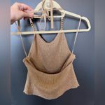 Intermix Gold Chain Halter Top Photo 2