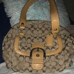 Coach Beige / Brown Purse Photo 1