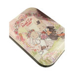 Bunny Lulu Keychain With Tin Brand New Beige Bunny Keychain Rabbit Fur Tan Photo 3