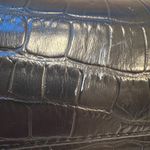 Bisou Bisou Satchel Bag Croc Embossed Leather Top Handle Designer Purse Photo 5