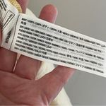 Abercrombie & Fitch The A&F Yellow White Stripe Emerson Linen Blend Off-The-Shoulder Midi Dress SM Photo 5