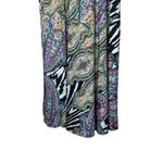 Sunny Leigh Maxi Skirt Small Mixed Print Zebra Animal Boho Gypsy Stretch Artsy Photo 2