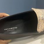 Vagabond  Frances Snake Slip On Black Leather Loafers Sz 39 Photo 5