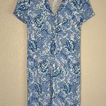 Lilly Pulitzer Sadie Polo Dress Blue Turtle UPF 50+ Preppy Resortwear Vacation Photo 2