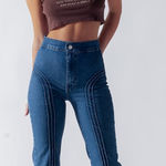 Revice Denim Revice Women's Blue Jeans rollergirl high waisted 70’s retro Photo 0