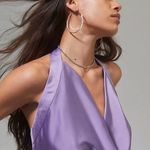 Urban Outfitters UO NWT Chloe Satin Cowl Neck Mini Dress Photo 1