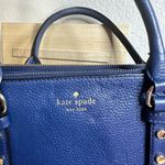 Kate Spade Women’s Blue Mulberry Street Pebbled Leather Bag Photo 1