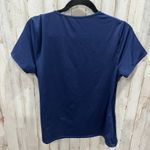 Lands' End Navy V-neck Surplice Wrap Swim Tee Rash Guard Womens Small 4/6 Photo 4