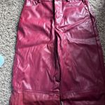SheIn Red leather pants Photo 5