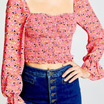 Likely Womens  Arabella Smocked Long Sleeve Top size XS Photo 0