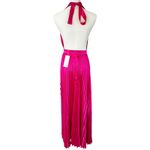 L'IDEE Renaissance Split Gown Maxi Dress Punch Pink NWT Size 2 Photo 4