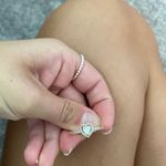 Pandora Sparkling Elevated Heart Ring Photo 2