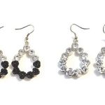 Boutique Wholesale 8 Pairs Flowers & Rhinestones Earrings Gold Tone  Bulk NWT Photo 0