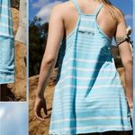Free People Movement Hot Shot Mini Dress Blue and White Striped Photo 2