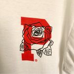 White and Red Rose City Portland Gear Long Sleeve T Shirt Size S Photo 1