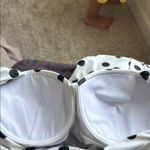 Black and White Asymmetrical Sweetheart One Piece Size XL Photo 7