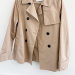 Everlane  Classic Trench Swing Crop Jacket Large Photo 2