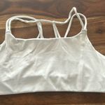 Athleta  white strappy bra, size small Photo 0
