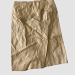 Nine West  Genuine Leather Midi Skirt Photo 0