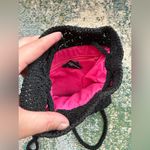 Liz Claiborne Vintage Y2K black woven backpack purse Photo 5