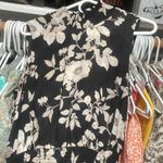 Nanette Lepore Black & Cream Floral print high low smocked dress NWOT Photo 1