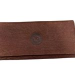 Elephant Genuine Leather Brown Long Wallet Photo 0
