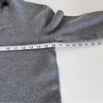 Banana Republic  Womens Italian Merino Textured Yarn Crewneck Grey Sweater Photo 6