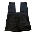 Gap NWT, Sz 32/14 Long Mid Rise True Skinny Jeans Coated Black Photo 6