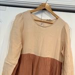Peach Love California Peach Love Color‎ Block Dress Size Medium Photo 2