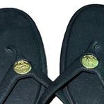 BCBGeneration BCBGGeneration black flip flops with gold detail women’s size 9 Photo 8