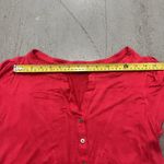 Theory Short Sleeve Belted Knit Dress Women's Size Large Red Casual T-Shirt Styl Photo 4